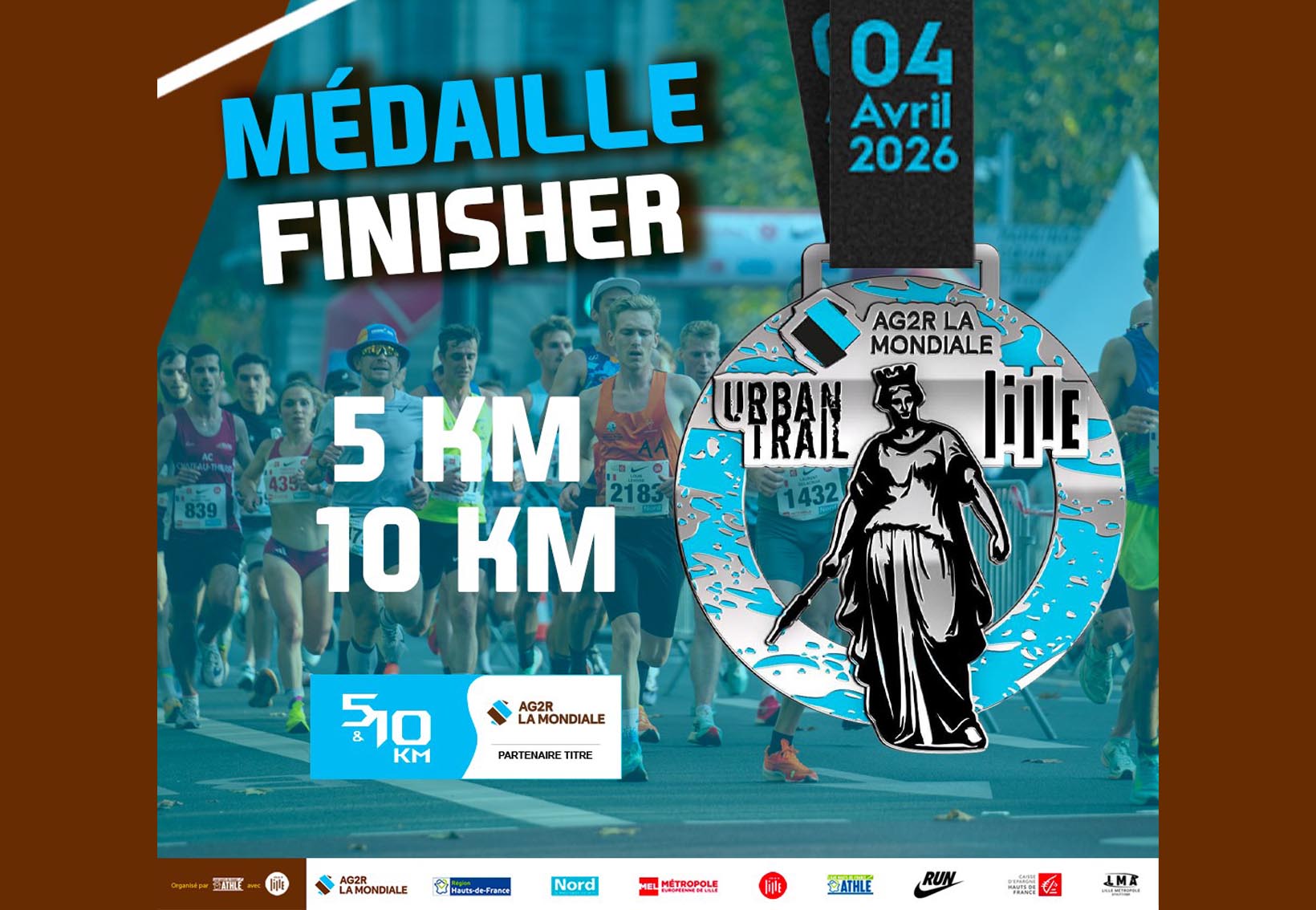 DECOUVREZ LA MEDAILLE DES 5 KM ET 10 KM !